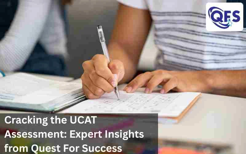 UCAT student practising with online mock tests and guided feedback from a tutor