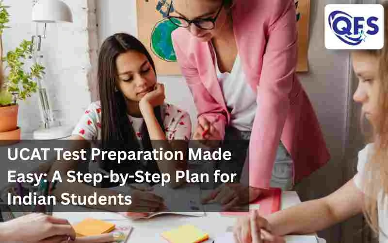 Students preparing for UCAT exam online