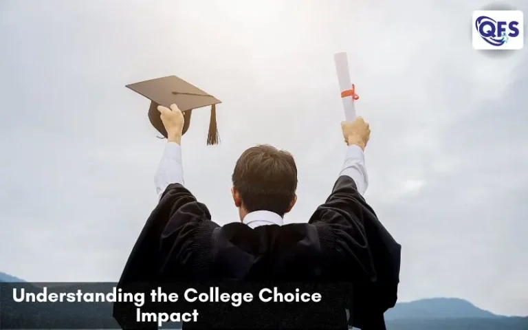 Students exploring college choice impact and career planning with QFS guidance.