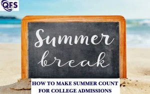 High school student planning summer activities with Quest For Success guidance