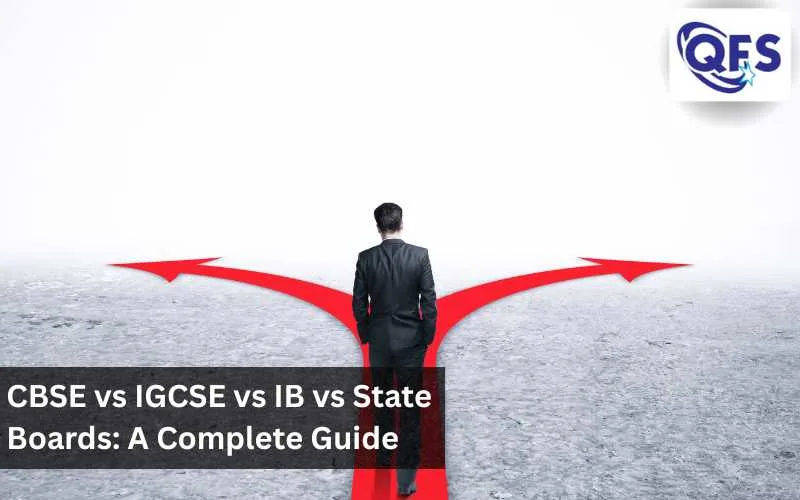 Comparison chart of CBSE vs IGCSE vs IB vs State Boards