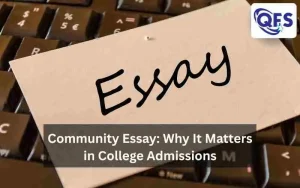 Community essay guidance for college admissions by Quest For Success