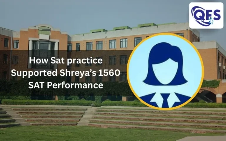 Student who achieved 1560 after preparing through Sat practice at Quest for Success