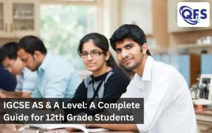 Students studying core and elective subjects under the IGCSE AS & A Level curriculum.