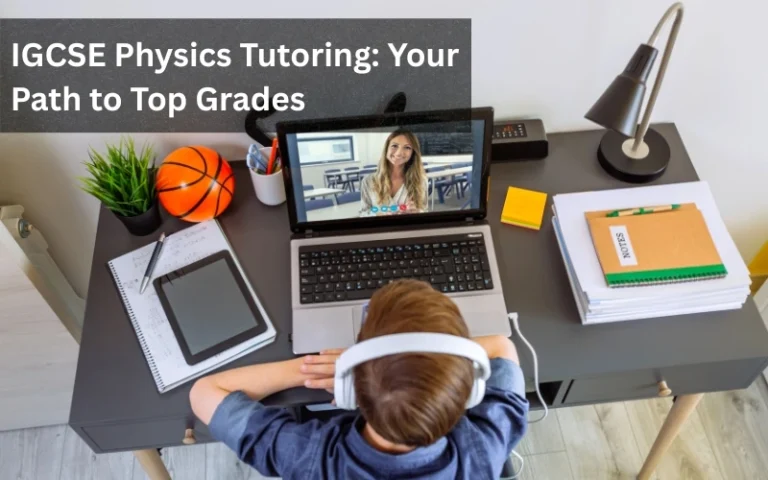 Student receiving one-on-one IGCSE Physics Tutoring using past papers and diagrams.