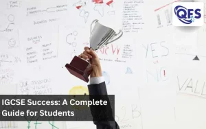 Students preparing for exams with books and notes for IGCSE success