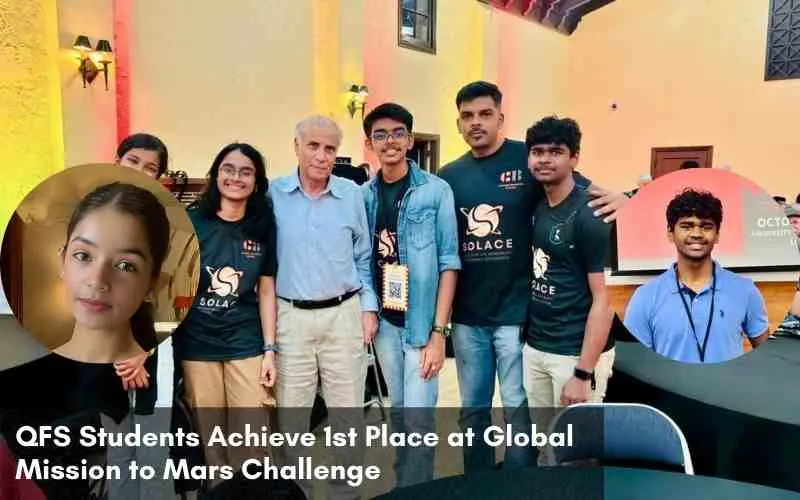 QFS Secures 1st Place at International Mars Challenge 2025