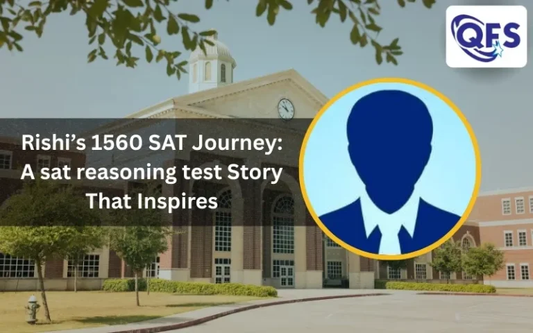 Student scoring 1560 with sat reasoning test prep at Quest for Success