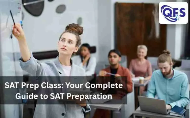 Students participating in a guided SAT prep class