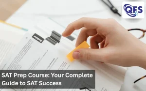 Student studying in a SAT prep course at Quest For Success