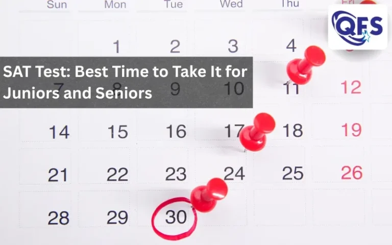 SAT Test timeline for juniors and seniors