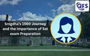 Student scoring 1560 after preparing for the Sat exam with Quest for Success