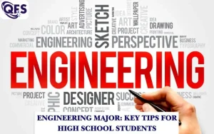 High school student preparing for an engineering major with STEM books & coding tools.