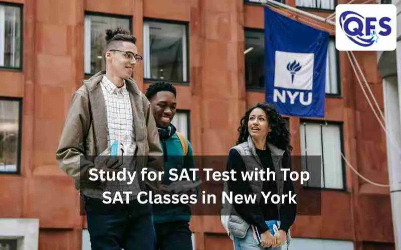 Students studying for SAT test in top SAT classes in New York