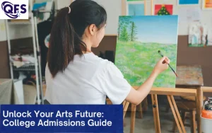 Artist building portfolio for college admissions