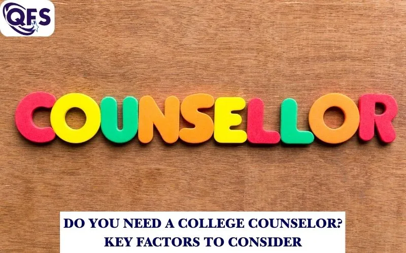 College counselor guiding students through the admissions process