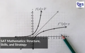 SAT Mathematics preparation showing algebra and data analysis concepts