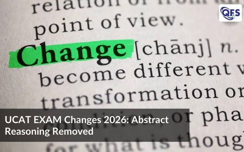 Student taking UCAT exam updated format focusing on decision making & reasoning skills