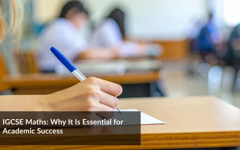 Student learning IGCSE Maths with personalized coaching at Quest for Success