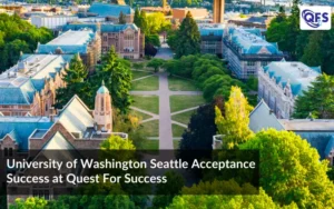 University of Washington Seattle campus celebrating Quest For Success student acceptances