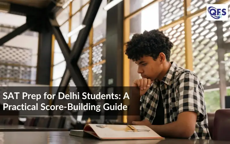 SAT prep for Delhi students — focused student studying