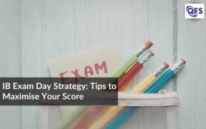 IB exam day strategy with exam essentials and stationery setup