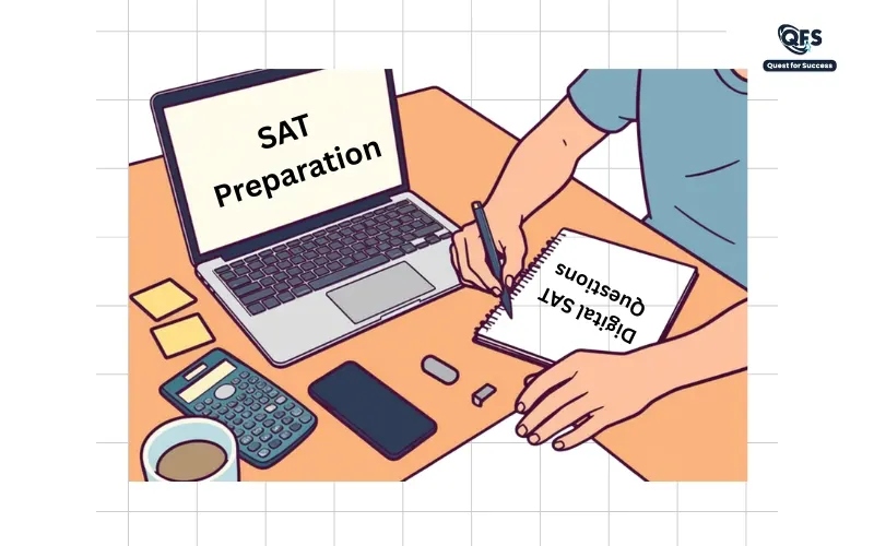 Student reviewing SAT preparation mistakes and practice questions