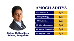 AP student scores six 5s at Bishop Cotton Boys School Bangalore