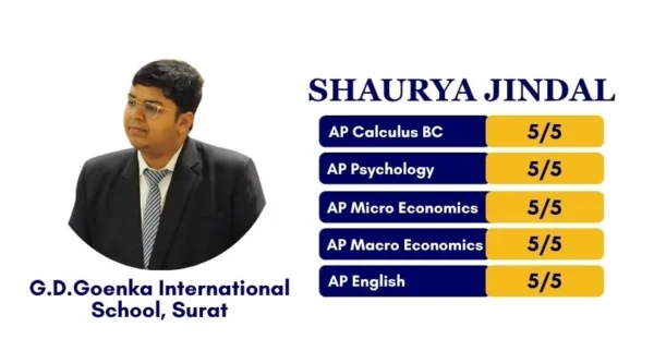 AP online tuition – student scored 5/5