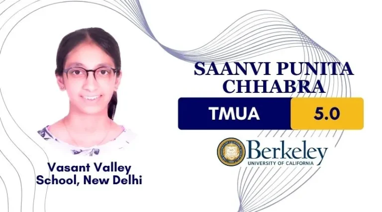 Student success story from TMUA Preparation at Quest For Success